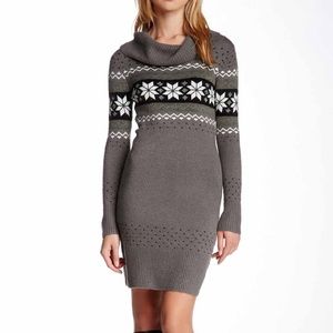 Geometric Shape Winter Dress